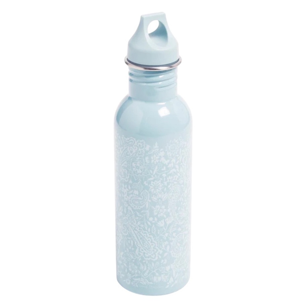 Vera Bradley Stainless Steel Water Bottle in Eden Paisley Mint| 25 oz